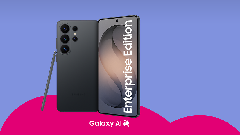  Samsung Enterprise Edition Smartphone mit S Pen und Fokus auf „Galaxy AI“
