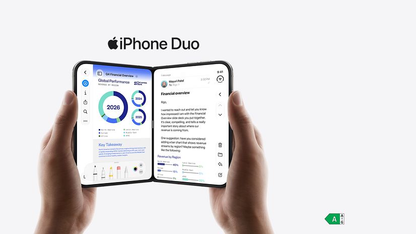 Produktabbildung iPhone Duo mit Business Screen