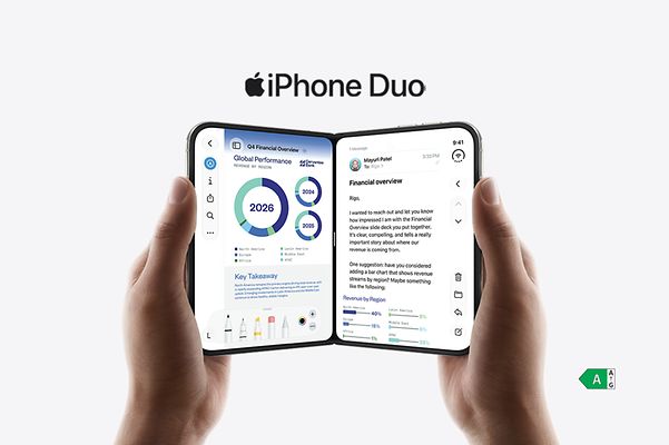 Produktabbildung iPhone Duo mit Business Screen 