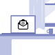 Monitor mit Email Brief