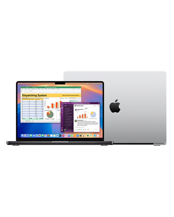 MacBook Pro mit Business Screen