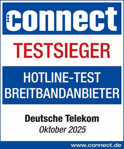 Siegel-connect-Hotline-Test-Breitbandanbieter-Testsieger-2025-Telekom
